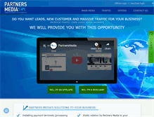 Tablet Screenshot of partnersmedia.net